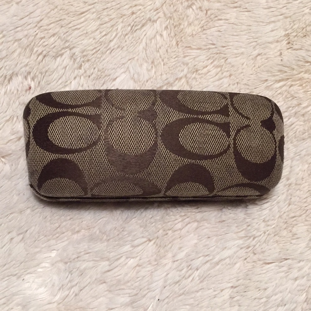 ⬇️Coach Signature Glasses Sunglasses Hard Case